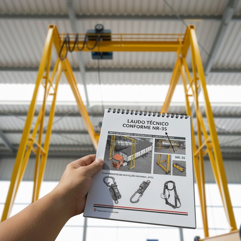 laudo tecnico linha de vida 800